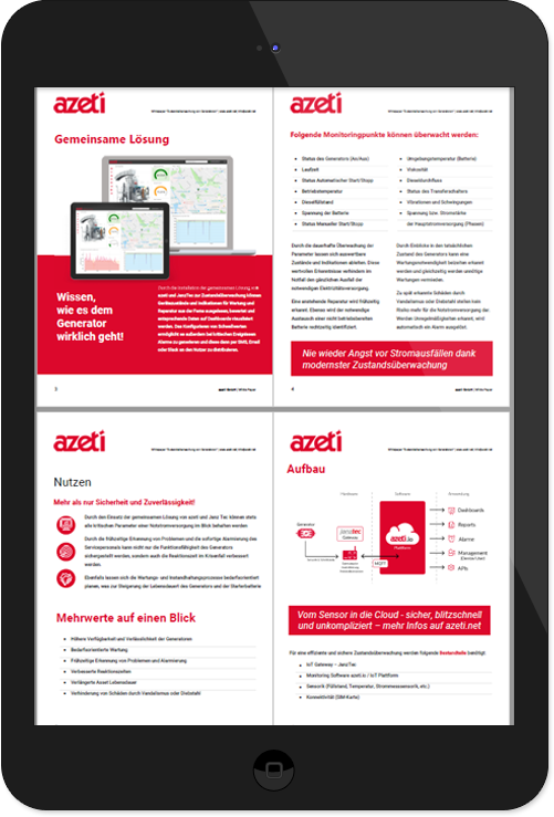 Condition Monitoring von Generatoren